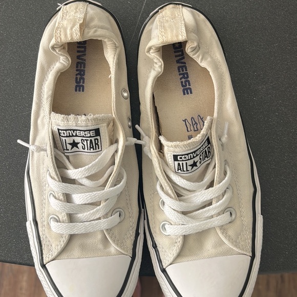 Women’s low top converse sneakers us 8.5 grey - Picture 2 of 3